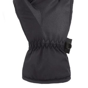 Gants de ski en cuir personnalisés à 5 doigts avec support de poignet Manchette en néoprène Équipement de snowboard d'hiver chaud - Product Image 5