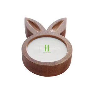 Tazón de masa de conejo hecho a mano, tazón de masa de madera, tazón de masa Vintage blanco rústico personalizado OEM para decoración del hogar de Vietnam - Product Image 3