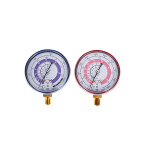 เกจวัดแรงดันสูงสำหรับเครื่องปรับอากาศเชิงพาณิชย์ ระบบทำความเย็น HVAC และระบบทำความเย็นอุตสาหกรรม พร้อมหน้าจอแสดงผลแบบสองสเกล - Product Image 5