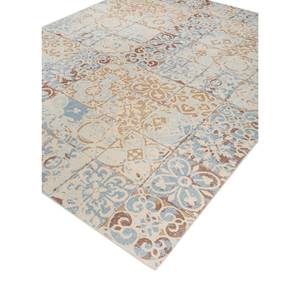 Alfombra de Lana Anudada a Mano Erbe, Beige Marrón LLV-3042(CS-01), Alfombra Rectangular de Estilo Patchwork para Sala de Estar, Entrada y Pasillo - Product Image 2