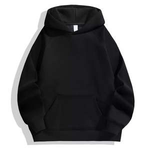 Sweat-shirts à capuche oversize en coton 100% pour hommes avec poche unie et logo personnalisé pour la vente en gros - Product Image 6