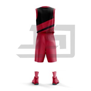 Uniforme de Baloncesto Estampado de Secado Rápido, Camiseta Deportiva sin Mangas con Pantalones Cortos a Juego para Entrenamiento, Competencia y Práctica - Product Image 2