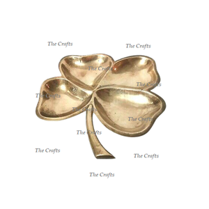 Plat à feuilles de fruits secs en aluminium couleur or, taille et forme personnalisées, plateau à feuilles pour la maison et l'hôtel - Product Image 3