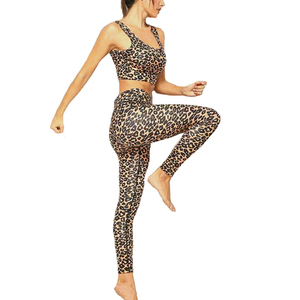 Mallas y Sujetador deportivo de camuflaje personalizado para mujer, material de poliéster y licra, para gimnasio y fitness, conjuntos de ropa de yoga para mujer - Product Image 3