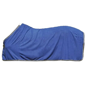 Veste coupe-vent en duvet de cheval en tissu imperméable de cheval de participation extérieure couverture de cheval en polaire chaude d'hiver lourd de 60 pouces - Product Image 6