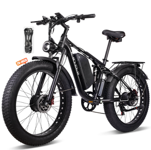 Vélo électrique pour adultes prêt à être expédié, 5000W, double moteur, batterie 72V 32Ah avec une autonomie allant jusqu'à 3850 km, cadre en aluminium - Product Image 1