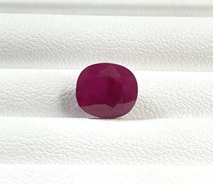 High Quality 100% Natural Burma <b>Ruby</b> Heated 3.69 Carat Cushion Cut Reddish Pink Color July Birthstone for Making Ring & Pendant - Product Image 3