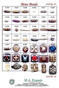 Nouveauté Perles d'os de haute qualité de 9 mm X 6 mm à 36 mm X 6 mm pour la fabrication de bijoux Emballage en vrac - Product Image 4