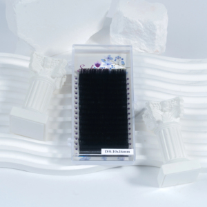 NBT ที่ต่อขนตาปลอมนุ่มมากสีดำแบบไอพ่นทำจากผ้าไหมถาดขนตาแบบพัดง่าย - Product Image 1