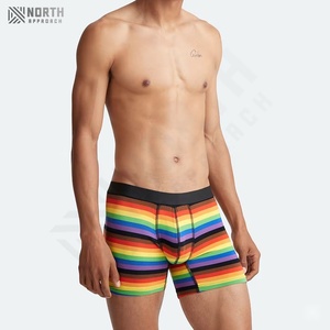 บ็อกเซอร์ผู้ชายหลายแพ็คมีดีไซน์ไม่ติดแท็กและสวมใส่สบายระบายอากาศได้ดีทำจากวัสดุน้ำหนักเบาสำหรับผู้ชายฤดูร้อน - Product Image 4