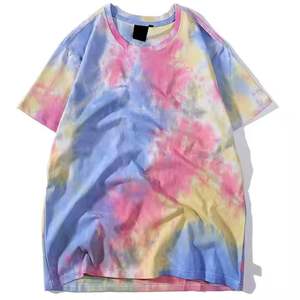 Camiseta personalizada Tie Dye para hombre, camiseta de manga corta de algodón 100% de alta calidad para verano - Product Image 1