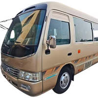 Diesel Coaster Bekas Berkualitas Tinggi Original Setir Kiri Model 2022 Transmisi Manual 5 Percepatan 20-30 Kursi Kondisi Kerja Prima