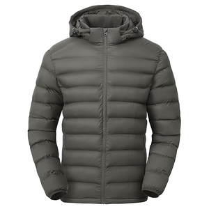 OEM moda Puffer chaqueta hombres logotipo personalizado aislado ligero impermeable abrigo de invierno chaquetas al por mayor tendencia 2025 - Product Image 1