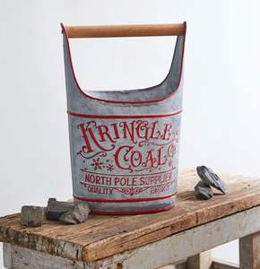 ถังโลหะคริสต์มาสสำหรับตกแต่งบ้านตามเทศกาลพร้อมดีไซน์แบบชนบทเหมาะสำหรับเป็นของขวัญเครื่องประดับลูกสน - Product Image 2