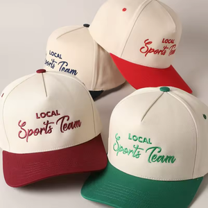 Casquette de baseball brodée à motifs multicolores, logo imprimé, chapeau à 5 panneaux, chapeaux de créateur - Product Image 2