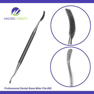 ตะไบขูดกระดูกสำหรับงานทันตกรรมมืออาชีพ # ผู้ผลิตเครื่องมือคุณภาพสูงสแตนเลส 52 แบบกำหนดเอง ซิลค์คอต ปากีสถาน - Product Image 3