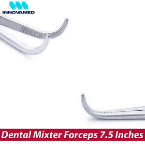 INNOVAMED pince chirurgicale manuelle en acier inoxydable entièrement incurvée 7.5 pointe Fine pince hémostatique électrique à angle de 90 degrés en plastique - Product Image 4