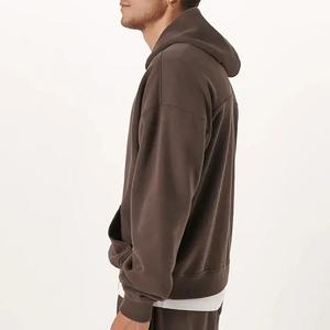 Sweat-shirt à capuche pour hommes 100% coton OEM avec design de base décontracté hiver mode de rue pour vêtements décontractés - Product Image 3