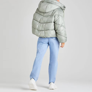 แจ็กเก็ตปลาปักเป้าสำหรับผู้หญิงขนาดใหญ่พิเศษเสื้อแจ็กเก็ตสตรีทแวร์แบบถักระบายอากาศได้ดี - Product Image 4