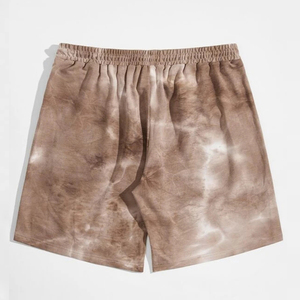 Shorts Homme Grande Taille Personnalisables Couleur Unie Respirants Élégants Entraînement Toile Solide Taille Mi-Haute Cordon de Serrage Séchage Rapide Vente en Gros - Product Image 4