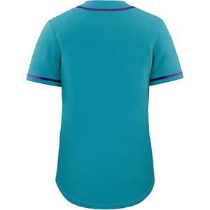 ชุดเครื่องแบบเบสบอลสำหรับเยาวชนเสื้อเจอร์ซีย์แบบมีกระดุมปักโลโก้เสื้อเจอร์ซีย์ - Product Image 5