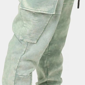 Pantalons et pantalons décontractés pour hommes, style tendance, fabrication professionnelle, légers, confortables, lavage à l'acide, pour hommes - Product Image 5