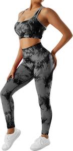 Ensemble de soutien-gorge et leggings de sport pour femmes, imprimé par sublimation intégrale, respirant, de haute qualité, fabriqué au Pakistan, 2026 - Product Image 3