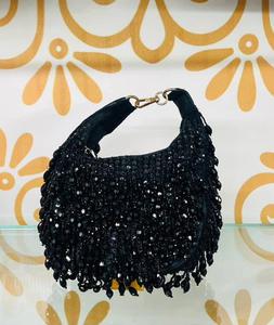 Beaded <b>Clutch</b> Evening Bag Handmade Crystal Decoration Brocade Fabric Satin Lining Lightweight Magnetic Closure for Party <b>Wedding</b> - Product Image 2