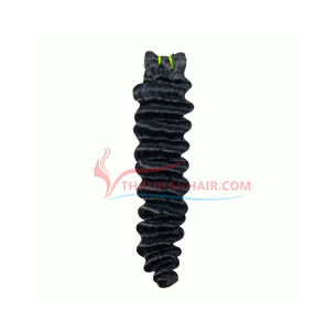 Haute qualité Style Afro vapeur naturelle vague profonde cuticule alignée frontale Hairbundle brut Remy vietnamien cheveux Machine Double trame - Product Image 1