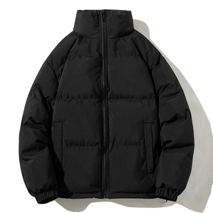 2024 High Street con capucha a prueba de viento transpirable ecológico invierno Zip-Up Puffer chaqueta personalizada Color y tamaño servicio OEM para hombres - Product Image 1