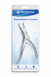 Forceps pour septum nasal, instrument chirurgical ORL |   Acier inoxydable |   Réutilisable et autoclavable - Product Image 4