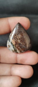 Grado superior 100% Natural marrón cuarzo café jaspe suave forma ovalada cabujón suelto gema para anillo colgante collar fabricación de joyas - Product Image 4