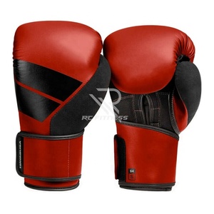 Gants de boxe MMA en cuir PU personnalisables, entraînement professionnel OEM/ODM avec fermeture auto-agrippante antidérapante et logo personnalisé - Product Image 3