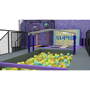 Bettaplay 310 SQM Purple Fantasy Child Trampolines pour enfants Fabrication de parcs Starry-Sky Parc de jeux pour enfants avec <span class=keywords><strong>trampoline</strong></span> - Product Image 6