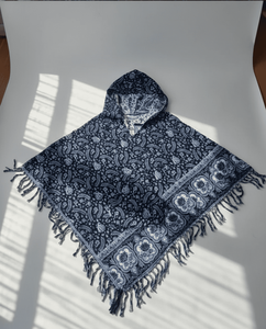 Nouvel arrivage : Écharpe châle jacquard floral double face en fausse cachemire, pashmina épaisse carrée à pompons, hijab musulman en polyester pour femme - Product Image 1