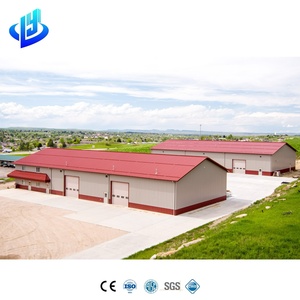 Nhà tiền chế thép cấu trúc kho xây dựng Kit PU cách điện kim loại Bảng điều chỉnh hội thảo công nghiệp lưu trữ đổ 100ft 200ft - Product Image 2