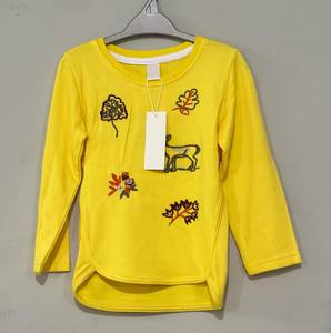 เสื้อสเวตเตอร์สำหรับเด็กผู้หญิงเสื้อสเวตเตอร์ระบายอากาศแขนยาวพิมพ์ลายสีพื้นนุ่มน่ารักสำหรับฤดูหนาว - Product Image 3