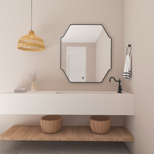 Espejo arquitectónico Decoración para el hogar Diseño asimétrico Espejo de pared Espejo interior irregular - Product Image 1