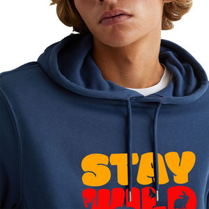 Sudadera con Capucha Corta para Hombre, 100% Algodón, Impresión Digital Personalizada DTG, Colección de Invierno, Moda Urbana - Product Image 2