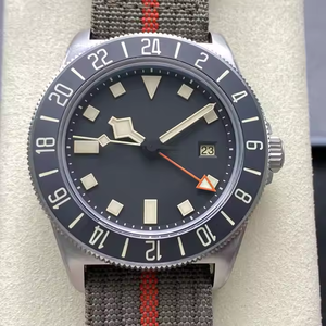 25mm Titanium <b>Mechanical</b> Automatic Diver <b>Watch</b> 100 Bar Sapphire Crystal Ceramic Bezel Stainless Steel Band Waterproof Luminous - Product Image 1