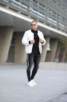 Imperio 2026 Ropa Urbana de Invierno para Hombre, Chaqueta Bomber Impermeable con Capucha, Diseño 3D con Detección de Agujas, Forro de Poliéster/Algodón y Relleno Acolchado