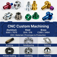 Pièces usinées CNC de précision, service de fraisage et de tournage CNC sur mesure, pièces métalliques en aluminium et acier inoxydable