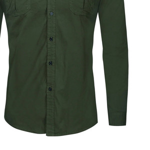 เสื้อแขนยาวคาร์โก้ผู้ชายมีกระเป๋าหลายใบดีไซน์ฤดูใบไม้ร่วง - Product Image 3