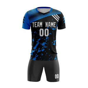 Camisetas de Fútbol Personalizadas OEM, Ajuste Delgado, Unisex, Poliéster, Impresión Digital, Secado Rápido, Uniformes Deportivos para Adultos, 220g - Product Image 5
