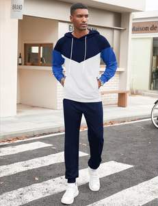 SUDADERO de algodón 100%, conjunto ligero con capucha, cierre de cordón, invierno, ecológico, lavado a la piedra, estampado de diamantes de imitación adornados - Product Image 2