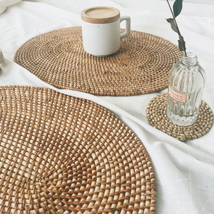 Platos de Ratán Natural de Vietnam, Elegantes Bases de Seagrass, Precio de Fábrica al por Mayor, Juego Ecológico - Product Image 2