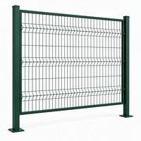 Panel de Malla Metálica 3D, Valla de Seguridad de Acero Galvanizado con Recubrimiento de PVC para Granjas, Jardines y Construcción