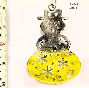 Kalavastu Double-Sided Metallic Bird <b>Hanging</b> <b>Ornament</b> 2 Inches Christmas Home Decor - Product Image 2