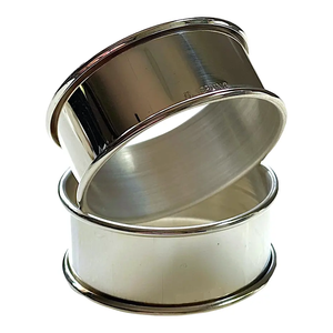 Servilletero de Metal plateado brillante, calidad personalizada, diseño moderno, superventas, suministro de fábrica para fiesta, comedor, Decoración de mesa - Product Image 5