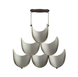 Design d'inspiration industrielle porte-bouteille de vin cuisine décoration de la maison table à manger champagne vin présentoir support bar - Product Image 4